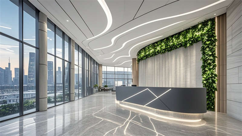 合肥4500平辦公樓裝修設(shè)計(jì)效果圖