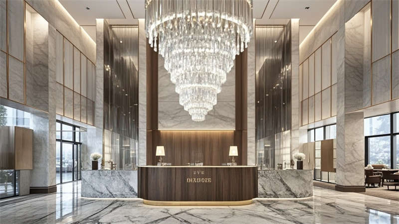 合肥2000平現(xiàn)代簡約風(fēng)格酒店裝修設(shè)計效果圖欣賞