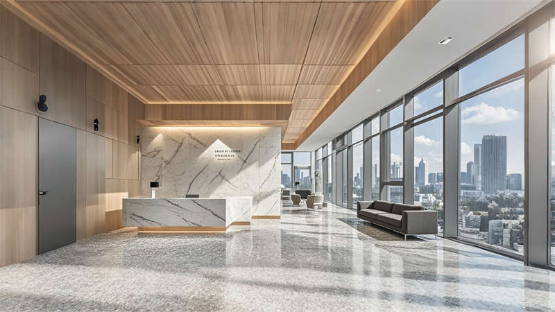 合肥10000平辦公樓裝修設(shè)計(jì)效果圖欣賞